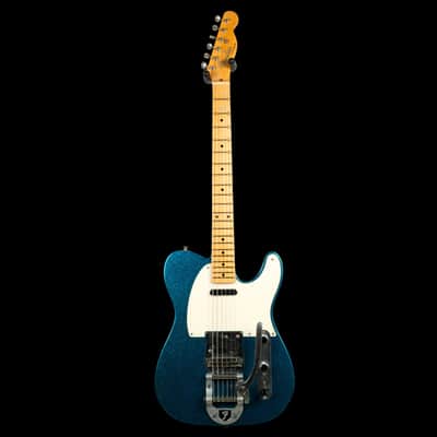 Fender 2017 Twisted Tele Journeyman Relic - Aged Blue Sparkle image 3