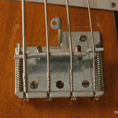 Silvertone/Teisco "Flea" Bass 1960s Sunburst image 25