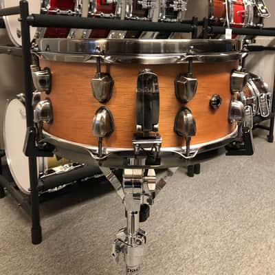 Mapex Design Lab Heartbreaker Snare Drum Mahogany Natural Satin 14" x 6" image 2