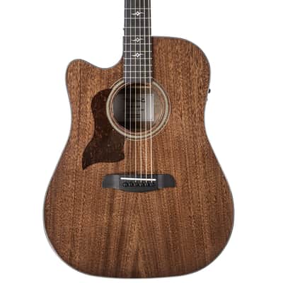 Sawtooth Mahogany Series Left-Handed Dreadnought Cutaway Acoustic Electric Guitar with Mahogany Back and Sides image 1