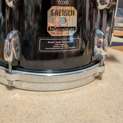 Gretsch Renown 10X8 Tom - Black gloss image 2