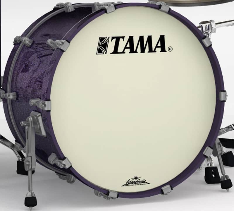 Tama MAB2218MBNDPP Starclassic Maple Lacquer Bass Drum 22 image 1