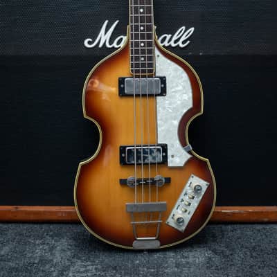Greco Violin Bass 1977 - Sunburst image 2