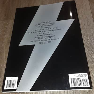 AC / DC - BACK IN BLACK - GUITAR TAB BOOK - TABLATURE MUSIC SONGBOOK - ACDC AC/DC image 3