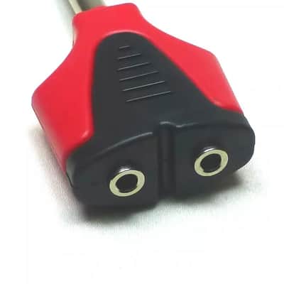 LASE Professional 2 x 3.5mm Stereo Jack to1 x 1/4"(6.3mm) Stereo Plug Adapter. image 2