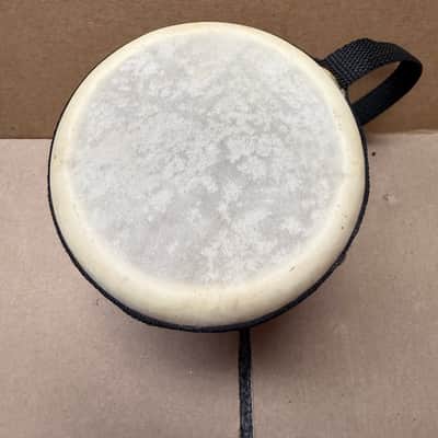 Unbranded Single Bongo Drum w/ Hand Strap – 5" – Wood Shell – Used image 2