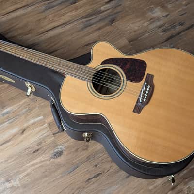 2012 Takamine P5JC 50th Anniversary Acoustic Jumbo Cutaway Guitar Japan Natural W/OHSC image 9