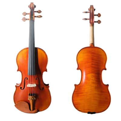 HandMade Violin Outfit 4/4-European Flamed wood, Antique varnish, Sweet Sound image 2