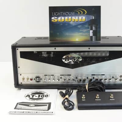 B-52 AT-100 3-Channel 100 Watt All-Tube Guitar Amplifier Head w/ Footswitch B52 image 1