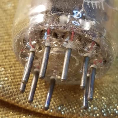 Amperex 6DJ8 tNOS AT1000 TESTED Vacuum Tube Heerlen Small Halo Getter GA7 GAA GAC Bugle Boy T4bb ECC88 dual triode 1962-1968 image 12
