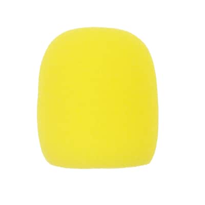 Microphone Windscreen - Yellow Colored - Fits Shure SM58, Beta 58A & Similar - Vocal Mic Cover New image 1