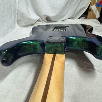 Fender Special Edition FSR Flip Flop Standard Stratocaster Guitar - upgraded! 2004 - Green-Blue image 22