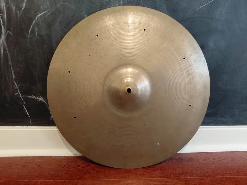 Vintage 1950s A Avedis Zildjian 20" Small Stamp Ride Cymbal 2255g image 1
