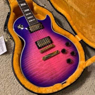 Rare Gibson Les Paul Custom Axcess Neon Burst 2024 - Bengal Burst image 23