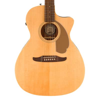Used Fender Newporter Player A/E Guitar - Natural w/ Walnut FB image 1