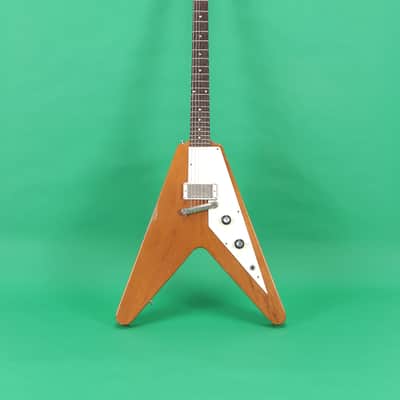 Dwight Volk, Korina V style guitar 2015 Natural image 1