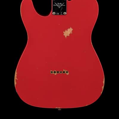 Fender Custom Shop 1964 Telecaster Relic (2024) - Aged Fiesta Red #78621 with Original Hard Case image 2