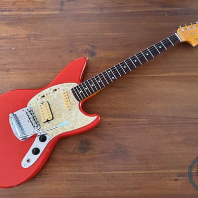 Fender Jagstang, Fiesta Red, 1997, Kurt Cobain (Nirvana) 1st Issue image 3