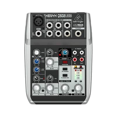 Behringer Xenyx Q502USB 5-Input Compact Mixer