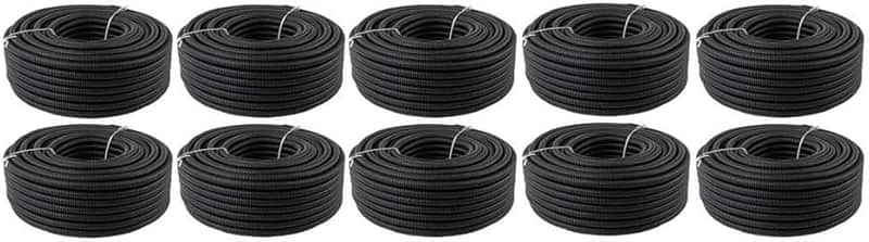 American Terminal ASLT14-1000 1000 feet 1/4" split loom wire tubing hose cover auto home marine image 1