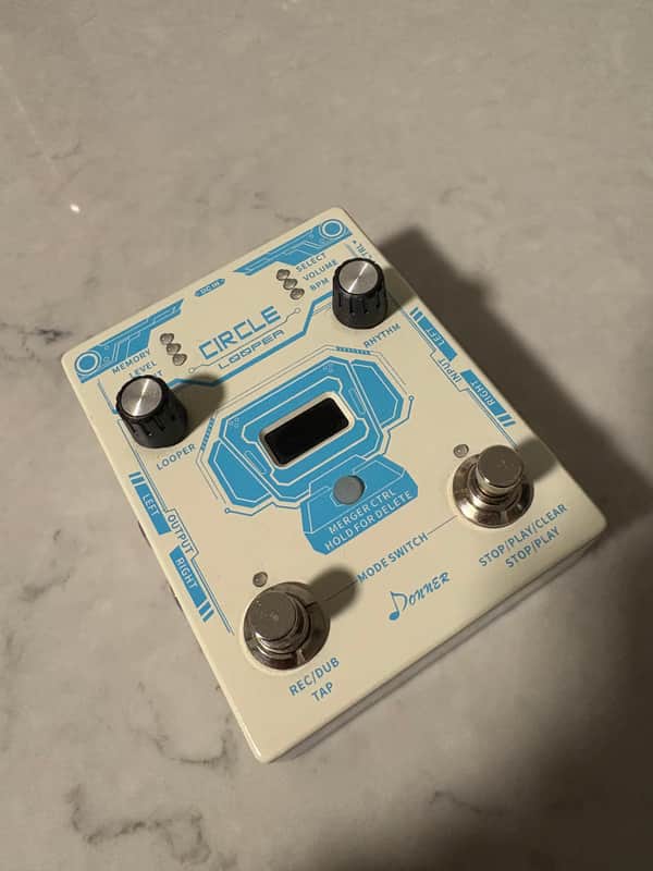 Donner EC1289 Circle Looper Pedal w/ Drum Machine image 1