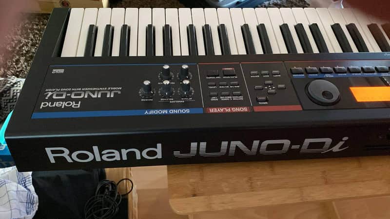Roland Juno-Di Portable 61-key Mobile Synthesizer Synth image 1