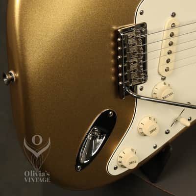 2014 Fender 60th Anniversary American Standard Stratocaster Aztec Gold image 11
