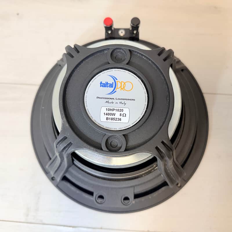 Faital Pro 10HP1020 10" Professional Loudspeaker 1400W 8Ω – Made in Italy