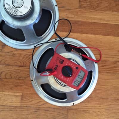 PAIR- Vintage Celestion G12-30 watt 1980 speakers, 8 ohm 12" Bild 3