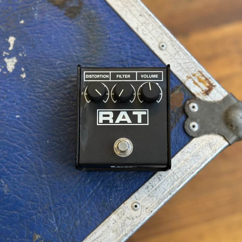 1998 Pro Co RAT 2 "Flat Box" Distortion Pedal - LM308N Loaded