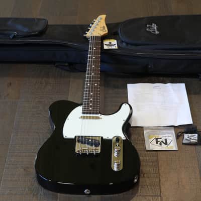 2014 Suhr Classic T Electric Guitar Black + OGB image 1
