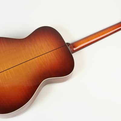 Jewitt Acoustic Guitars OM-MPL/SB New Sunburst Engelmann Top Maple Back/Sides image 7
