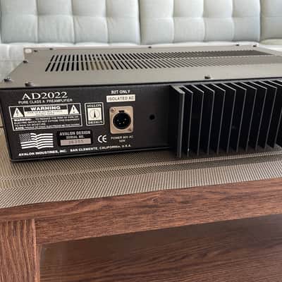 Avalon AD2022 Dual Channel Microphone Preamp 2000s - Silver image 10