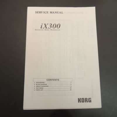 Korg iX300 Service Manual