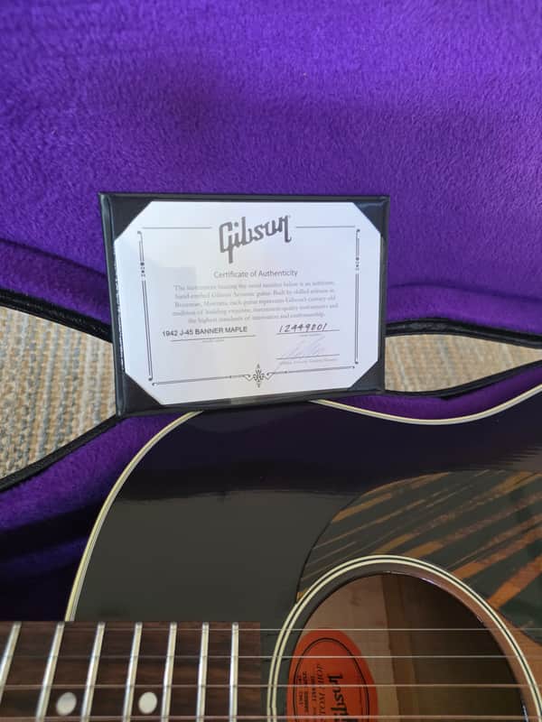 Gibson J-45 1942 banner maple 2019 - Thin