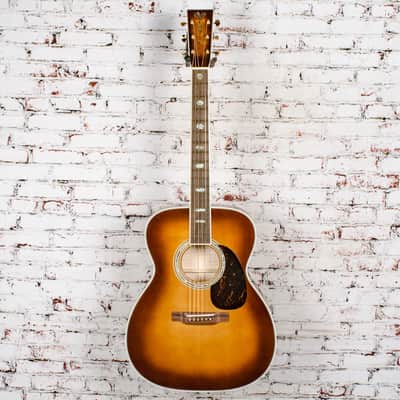 Martin Custom Shop M/0000-Size 42-Style - Swiss Spruce/Flame Maple Back, Sides, Neck - Ambertone x6411 USED image 2