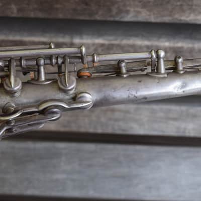 Buescher True Tone Soprano 1924 Silver Plated Sax Bild 13