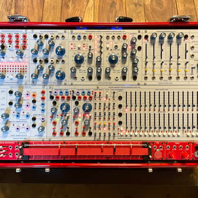 Buchla Tiptop 200t series with BPNYC ZERO Halliburton Eurorack Modular Travel Case 7U 'REDRUM" #2 image 10