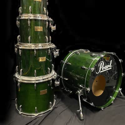 Pearl Masters Studio Birch Late 80's Early 90's - Emerald Mist image 1
