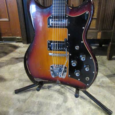 1964 Guild S-100 Polara  Kickstand Sunburst image 2