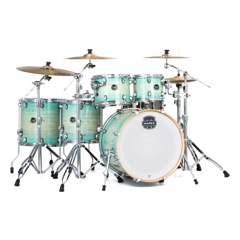 Mapex Armory Series Studioease Drum Set Ultramarine Finish image 1