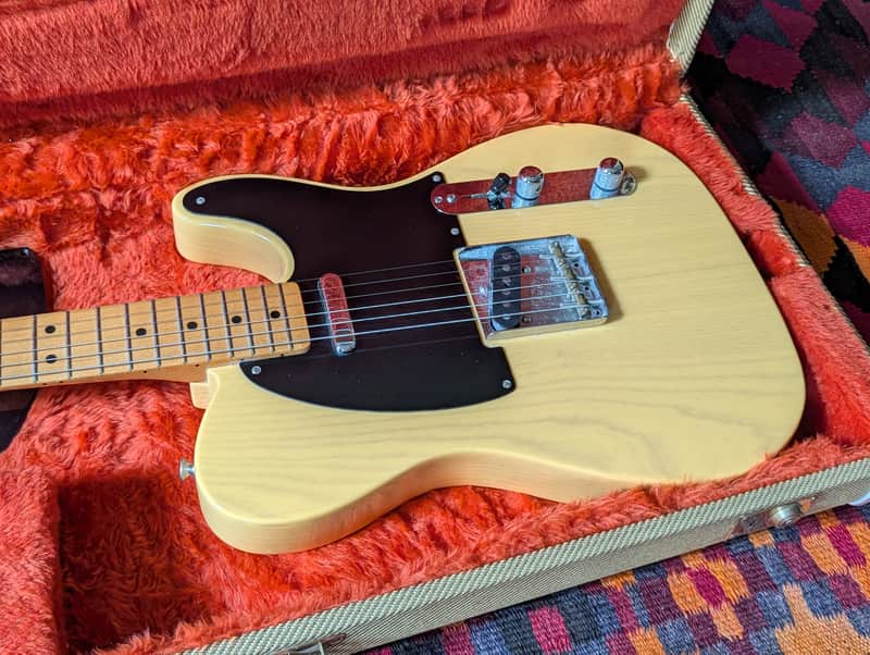 1992 Fender American Vintage Reissue '52 Telecaster AVRI Tele Butterscotch Blonde Nitrocellulose Nitro Finish