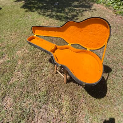 1960’s Gibson EB-2 Case - Black - Yellow Interior image 13