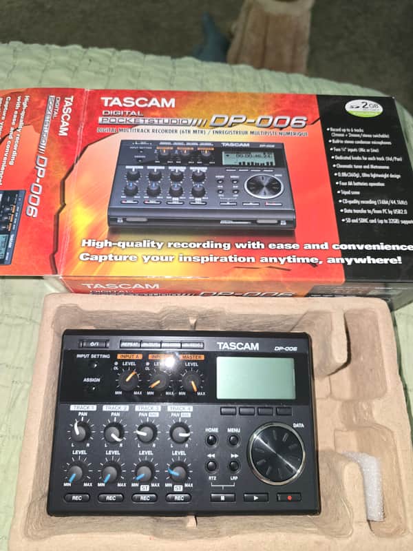 Tascam DP-006 6-Track Digital Pocketstudio Recorder | Reverb