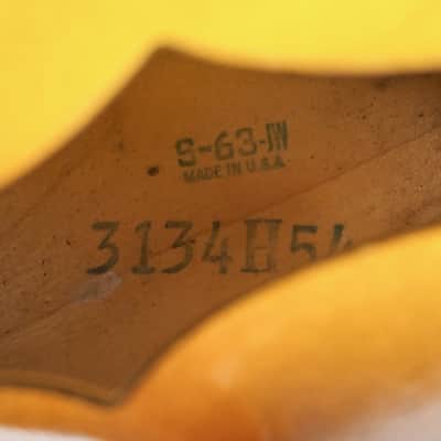 1963 Harmony Rocket H54 Vintage Electric Guitar Sunburst w/ DeArmond Gold Foils image 6
