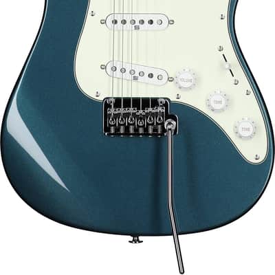 Ibanez Prestige AZ2203N Electric Guitar - Antique Turquoise image 3