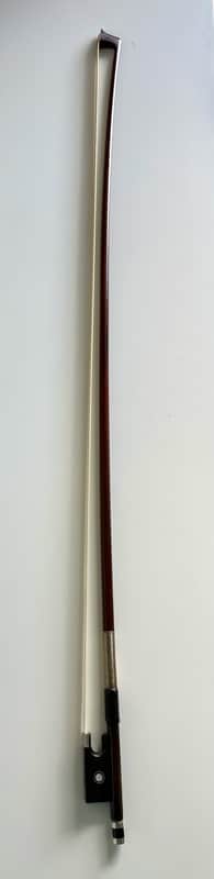 M. Bergmann German Violin 4/4 Bow - Freshly Rehaired - Black image 1