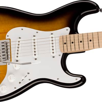Squier Sonic® Stratocaster® Pack, Maple Fingerboard, 2-Color Sunburst, Gig Bag, 10G - 120V image 5