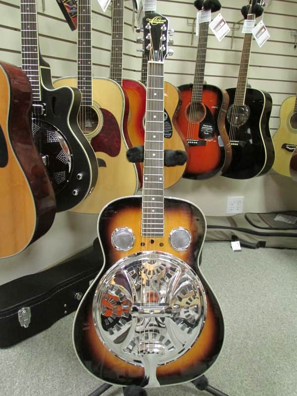 Oscar Schmidt OR4-TS Spider Resonator Tobacco Sunburst image 2