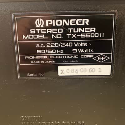 Pioneer TX-5500 II - looks and works great image 8